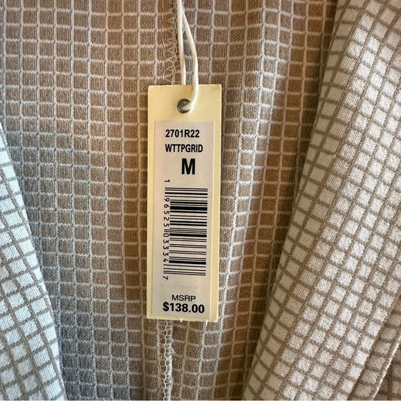 NWT Max Studio Blazer | Tan & White Grid Pattern | Women’s M - Picture 7 of 9